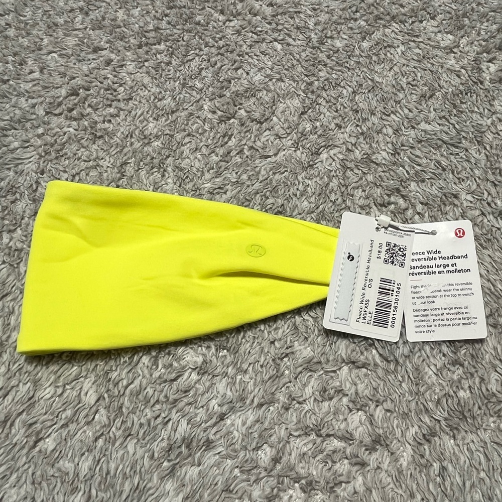 Lululemon Fleece Reversible Headband